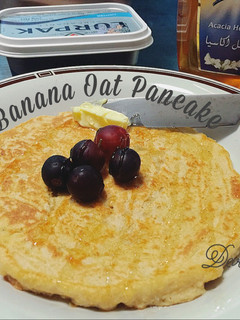 Foto resep Banana Oat Pancake (No Sugar Added)