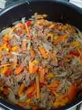 Beef Stew with Barbacoa or Leftover Meat