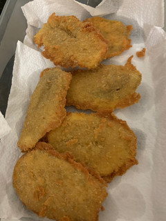 Una foto de Milanesas de berenjena