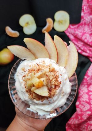 আপেল শ্রিখান্ড তিরামিসু(Apple Srikhand Tiramisu recipe in Bengali) রেসিপির প্রধান ছবি