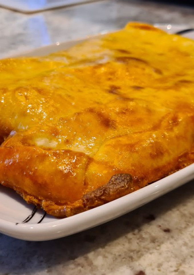 Una foto de Empanada de chorizo y champiñones