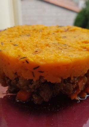Une photo de Hachis de Parmentier de patate douce
