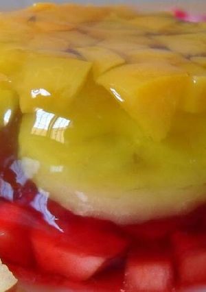 Una foto de Aspic de banana