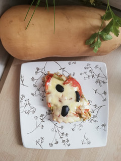 Una foto de Pizza en masa de coliflor