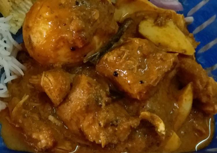 Quick and Easy Chicken and Egg Curry