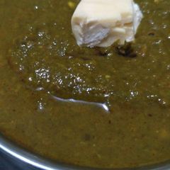 A picture of Sarso ka saag.