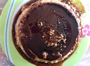 Una foto de Flan de queso Philadelphia