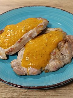 Una foto de Salsa tres pimientos a las especias japonesas