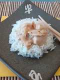 Pollo alle mandorle con riso basmati