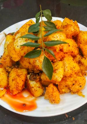 A picture of Masala Idli.