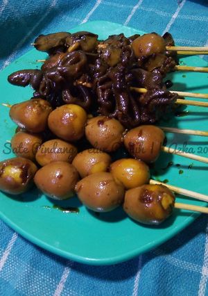 Foto resep Sate Pindang Telur Puyuh dan jeroan ayam