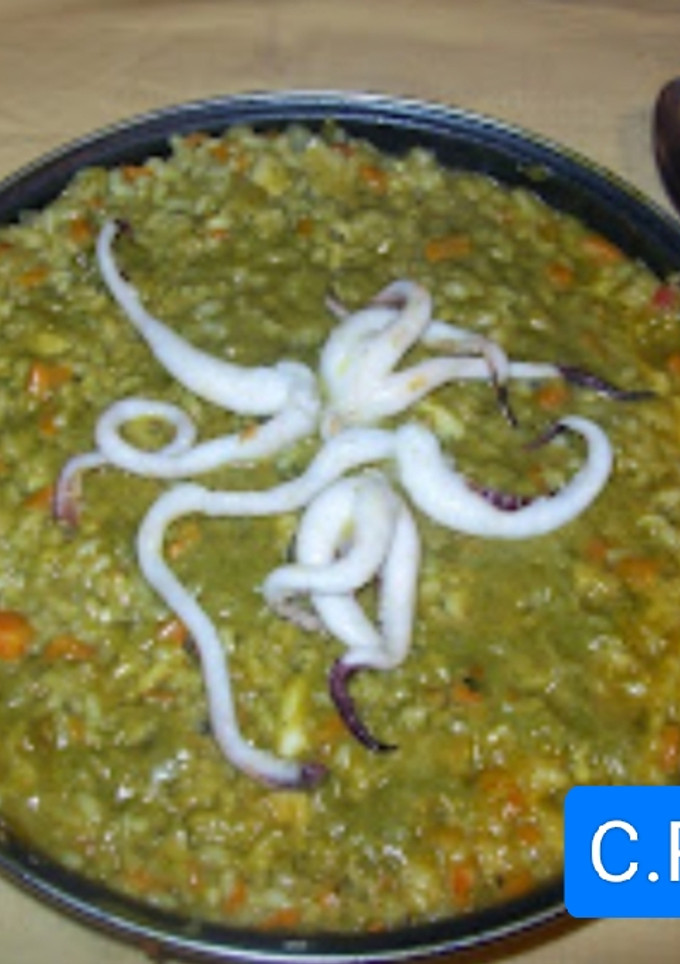 Una foto de Arroz verde