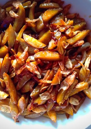 Foto resep Jengkol Tumis Minyak Kecap Pedes Nampol