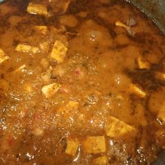 A picture of Paneer chana masala.