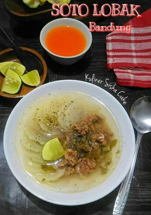Foto resep Soto Lobak Bandung (Soto daging bumbu simple)