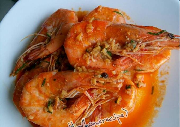 Resep Udang Saus Mentega / Butter Garlic Prawn Ala Me 🥰 Oleh Sartika ...