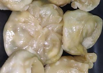 Ready to Serve Momos with homemade eggless mayo and Schezwan cutney Very Delicious