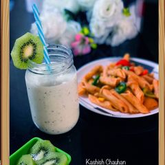 A picture of Green Monster- Kiwi & Banana Smoothie.