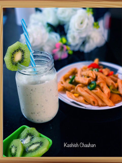 A picture of Green Monster- Kiwi & Banana Smoothie.