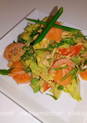 Фото Рибний 🐟 салат /Fish salad.