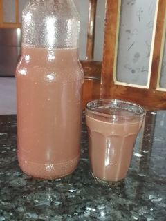 صورة لوصفة عصير العنب الأسود 🍇 مركز ومنعش