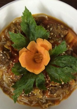 Hình của món Bún Bò Sốt Vang 1-6.