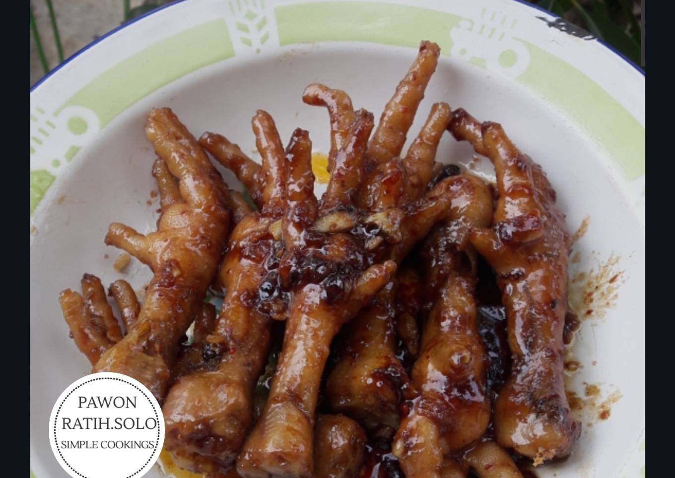 Ceker pedes kecap boncabe