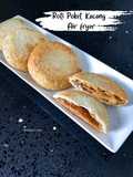 Roti poket kacang air fryer