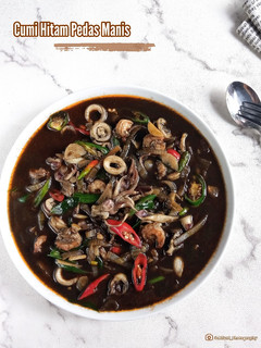 Foto resep Cumi Hitam Pedas Manis