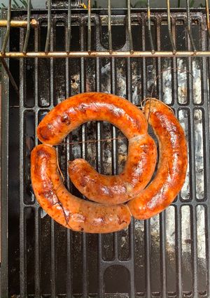 Una foto de Chorizo a la parrilla
