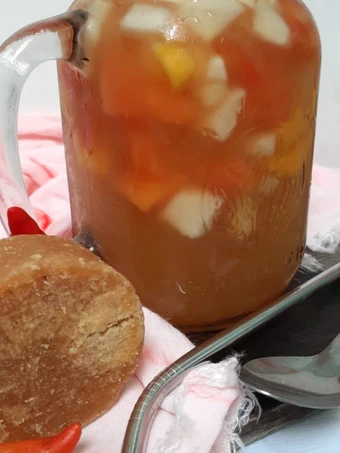 Cara Mudah Membuat Resep Es rujak buah yang  Bikin Ketagihan Anti Ribet, Lezat Sekali