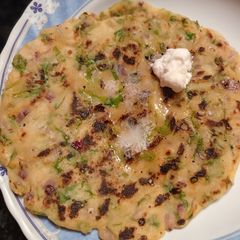 Rice flour paratha A picture of Rice flour paratha.