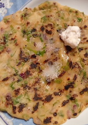 A picture of Rice flour paratha.