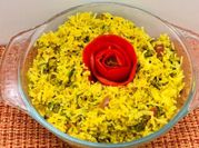 A picture of turmeric basmati