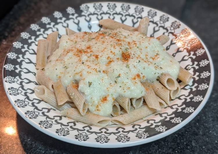》 Penne integral ao molho de couve-flor - Gozhowgos