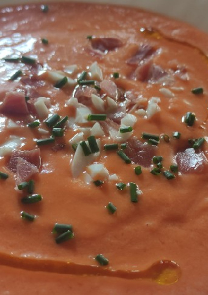 Una foto de Salmorejo