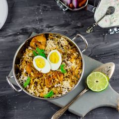 A picture of Easy chicken biryani.