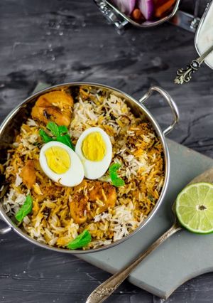 A picture of Easy chicken biryani.