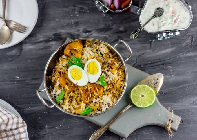 Easy chicken biryani