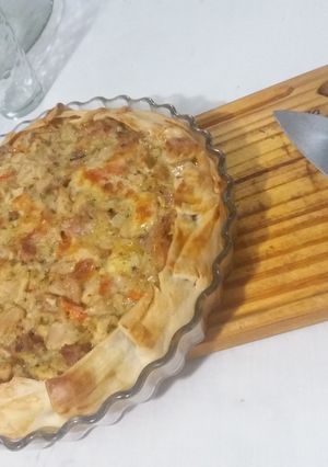 Una foto de Tarta de pollo!
