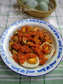 Foto resep Telur Asin & Jengkol Balado