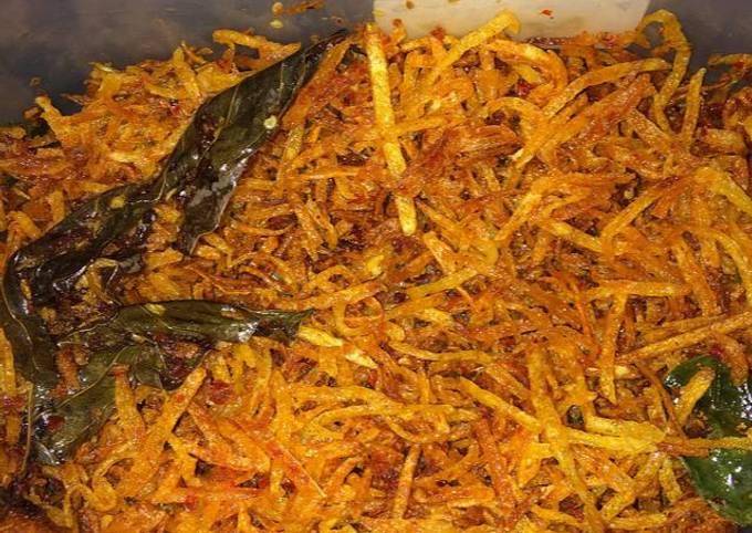 Resep Ketang Mustofa Kering Kentang Balado Oleh Dina Cookpad