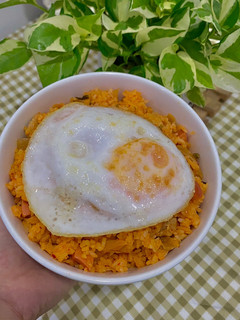 Hình của món Cơm chiên kim chi.