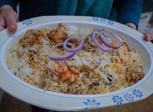 Foto di Biryani (riso con pollo speziato) di Saba