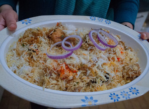 Foto di Biryani (riso con pollo speziato) di Saba