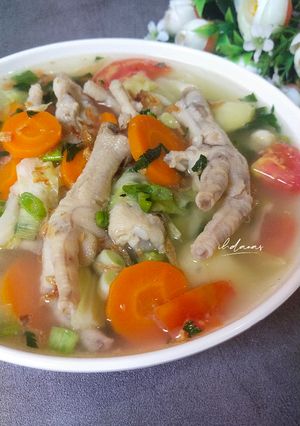 Foto resep Sop Ceker Bumbu Pala