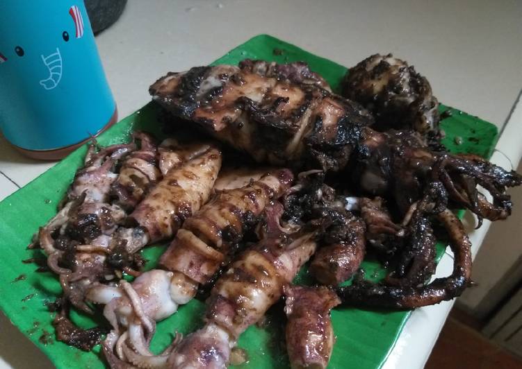 Cumi bakar teflon