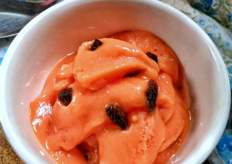 Bagaimana Menyiapkan Eskrim Pepaya Anti Gagal