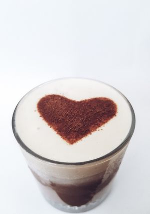 Hình của món Milo cheese bọt biển.