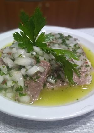 Una foto de Lengua al escabeche.👩🏼‍🍳